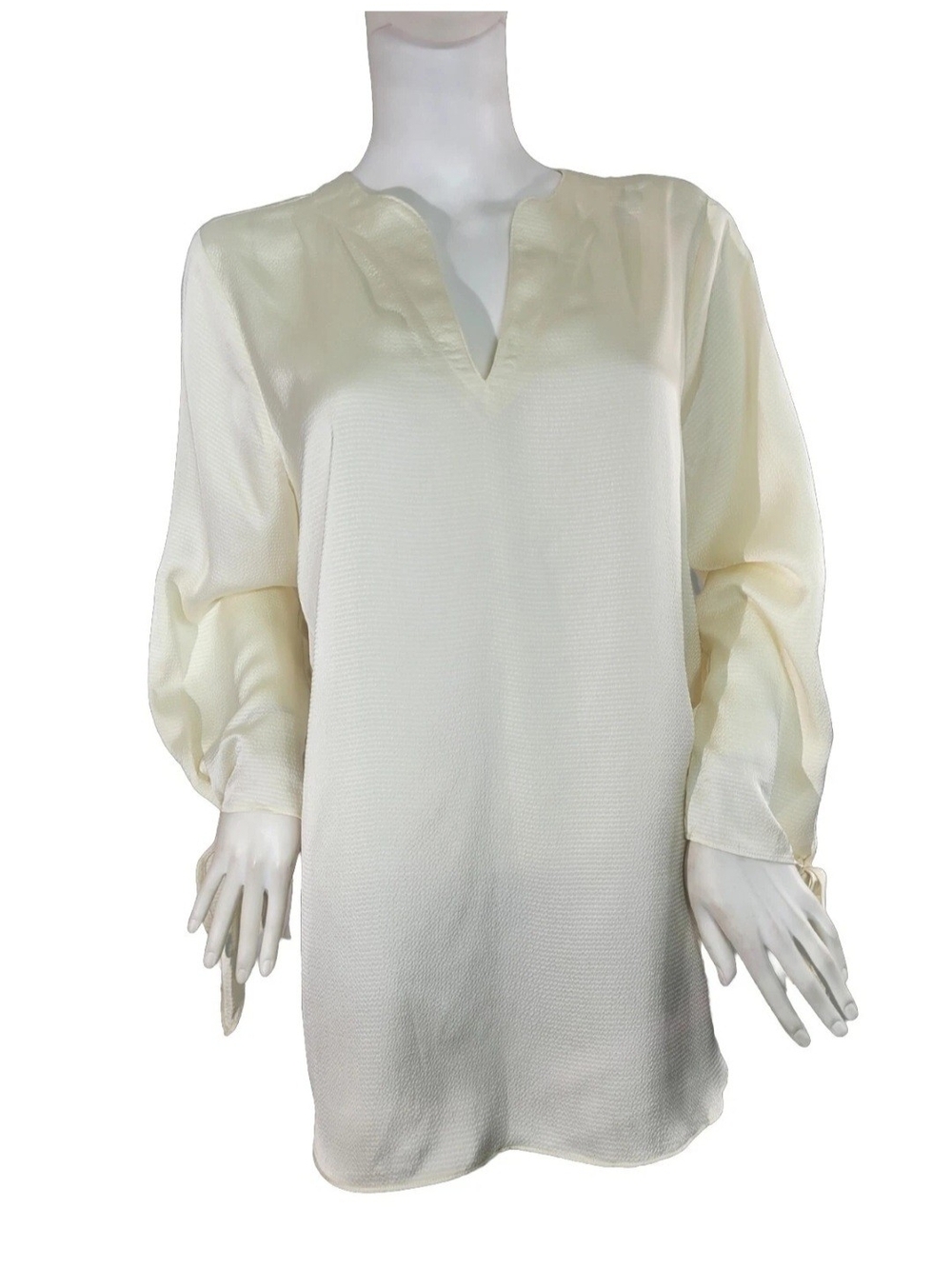 Michael Kors Womens Plus Size 0X Long Sleeves V-Neck Top Blouse Tunic NWT 06